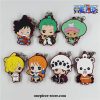 2021 Cute One Piece Rubber Keychain