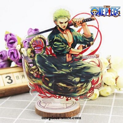 2021 One Piece Double Side Acrylic Stand Figure Model Zoro Sword