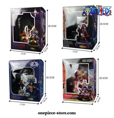 2021 One Piece Kaido Four Emperors White Beard Big Mom Pvc Action Figure