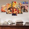 2021 Style 5 Pieces One Piece Team Canvas Wall Art