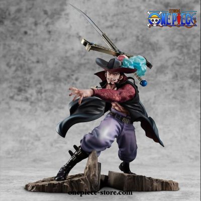 34Cm One Piece Dracule Mihawk Combat Ver. Pvc Action Figure