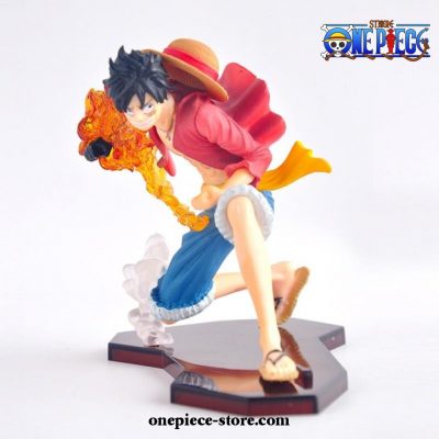 3Pcs/lot One Piece Attack Styling Luffy + Sabo Ace Pvc Action Figures