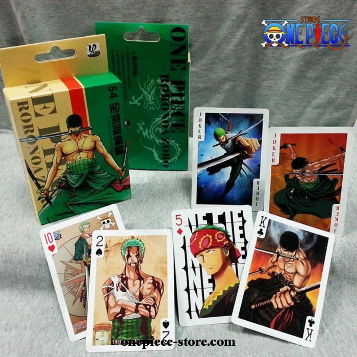 54Pcs/set One Piece Playing Cards Color Box