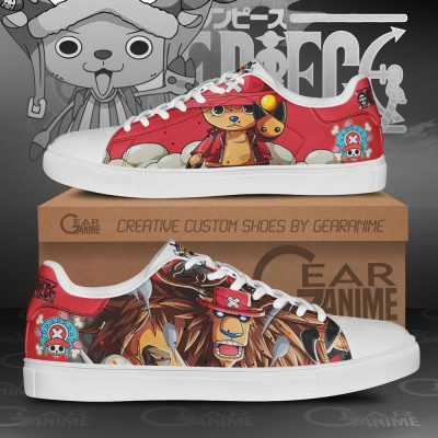 Tony Tony Chopper Skate Shoes One Piece Custom Anime Shoes Men / US6 Official One Piece Merch