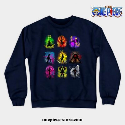 Anime Pirates Crewneck Sweatshirt Navy Blue / S