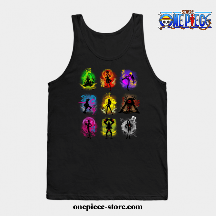 Anime Pirates Tank Top Ver 1 Black / S