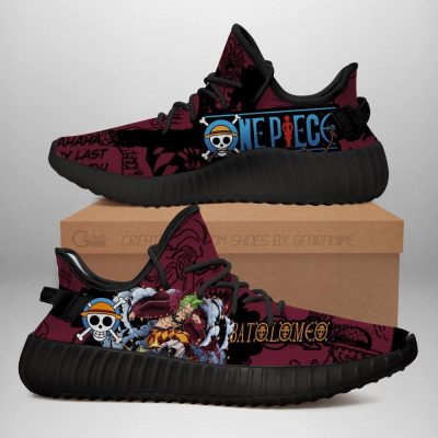 Bartolomeo Yeezy Shoes One Piece Anime Shoes Fan Gift TT04 Men / US6 Official One Piece Merch