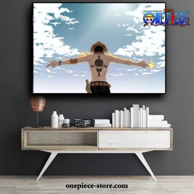 Beautiful Sky One Piece Portgas D. Ace Wall Art