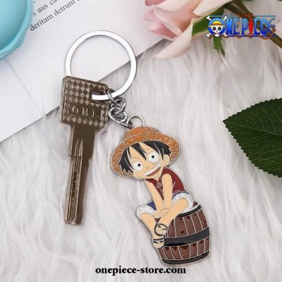 Cute One Piece Luffy Straw Hat Pendants Keychain