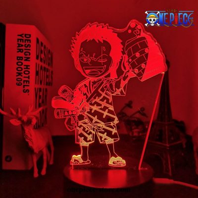 Cute Roronoa Zoro One Piece Figure Led Lamp