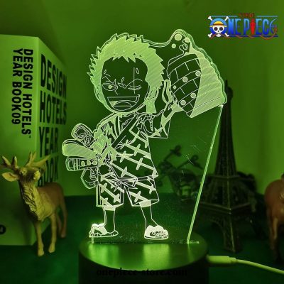 Cute Roronoa Zoro One Piece Figure Led Lamp