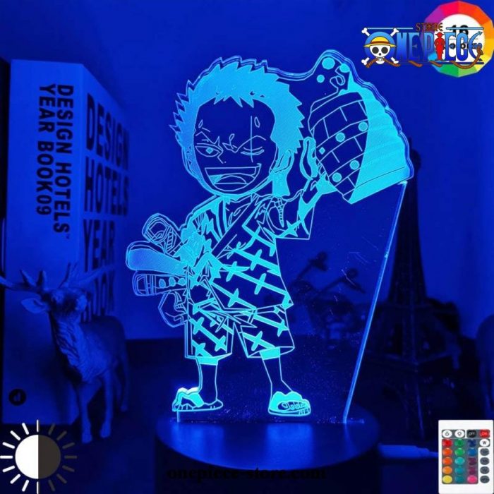 Cute Roronoa Zoro One Piece Figure Led Lamp