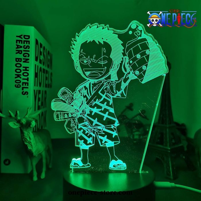 Cute Roronoa Zoro One Piece Figure Led Lamp