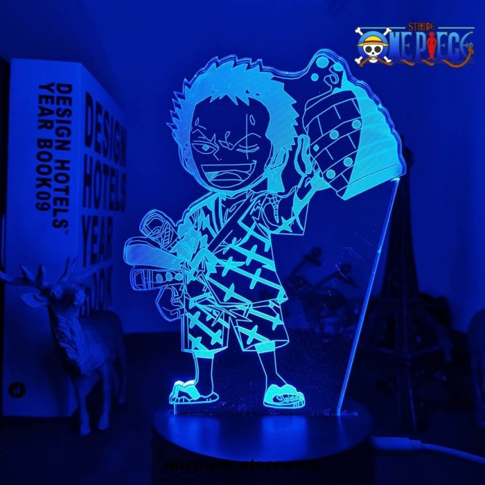 Cute Roronoa Zoro One Piece Figure Led Lamp