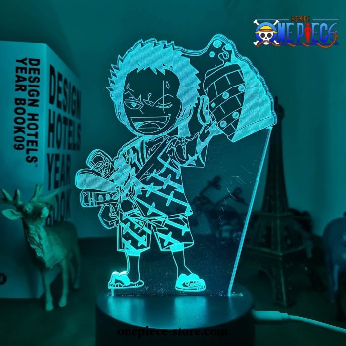 Cute Roronoa Zoro One Piece Figure Led Lamp