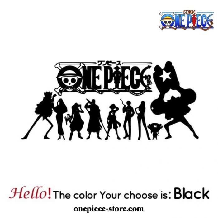 Fashion One Piece Sticker On The Car For Vinyl Decal Black / L 57Cm X 25Cm