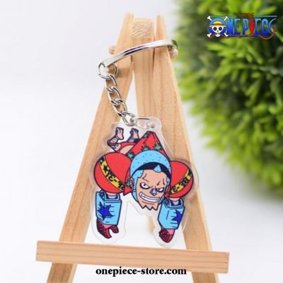 Franky One Piece Double Sided Acrylic Pendant Keychain