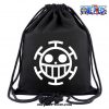 Heart Pirates One Piece Canvas Drawstring Bag