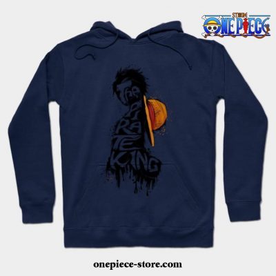 King Of Pirate Hoodie Navy Blue / S