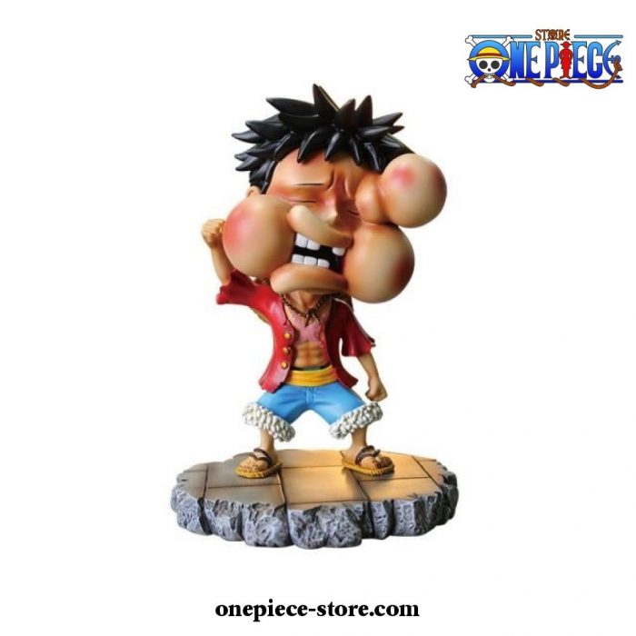 Little Cute Monkey D. Luffy Pvc Figure Model Statue With Box 2