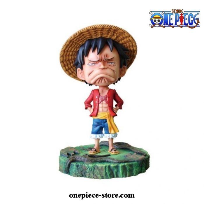 Little Cute Monkey D. Luffy Pvc Figure Model Statue With Box 5