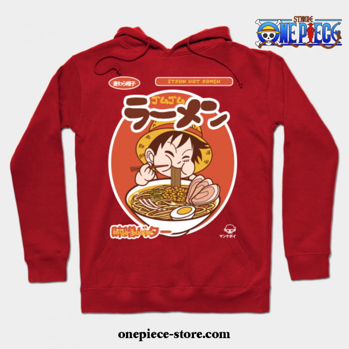 Mugiwara Ramen Hoodie Red / S