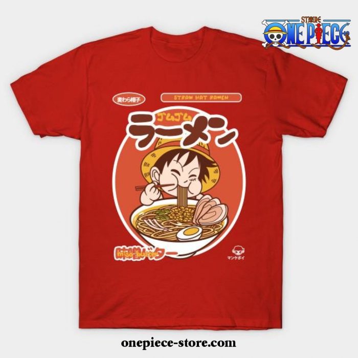 Mugiwara Ramen T-Shirt Red / S