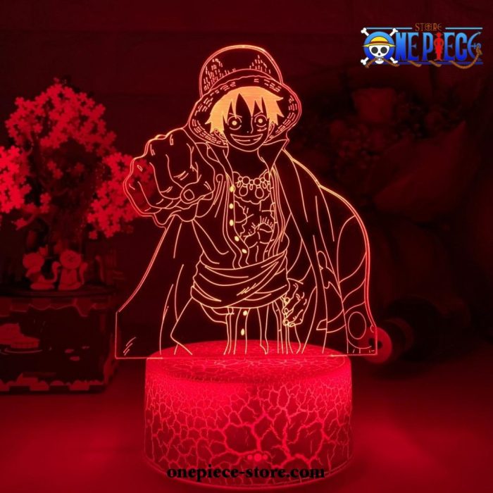 New Arrival Luffy Figure 3D Led Lamp