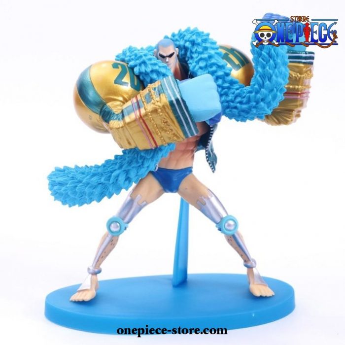 New Arrival One Piece Black And Blue Franky Action Figure