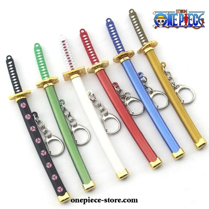 New One Piece Sword Metal Keychain