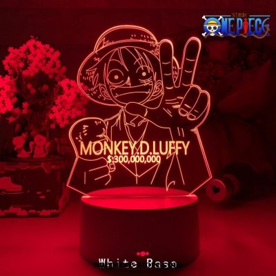 New Pirate Monkey D. Luffy Figure 3D Lamp