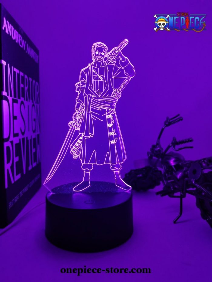 New Roronoa Zoro One Piece Figure Led Lamp