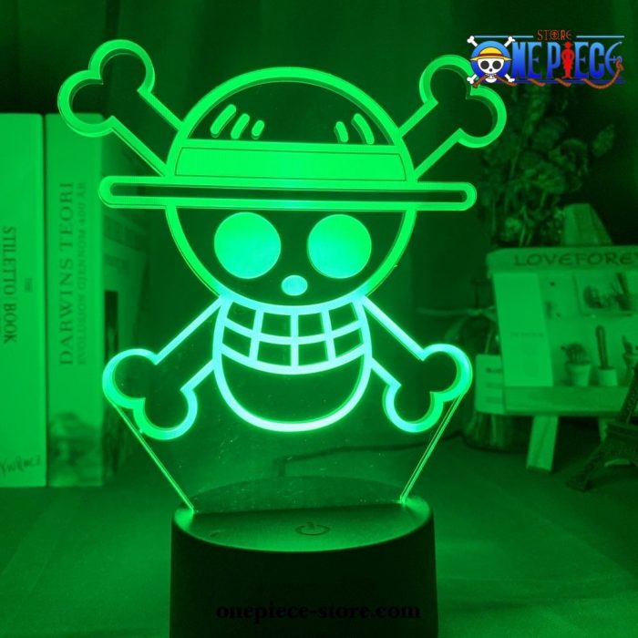 New Skull Logo One Piece Figure 3D Led Lamp