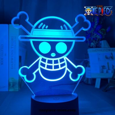 New Skull Logo One Piece Figure 3D Led Lamp