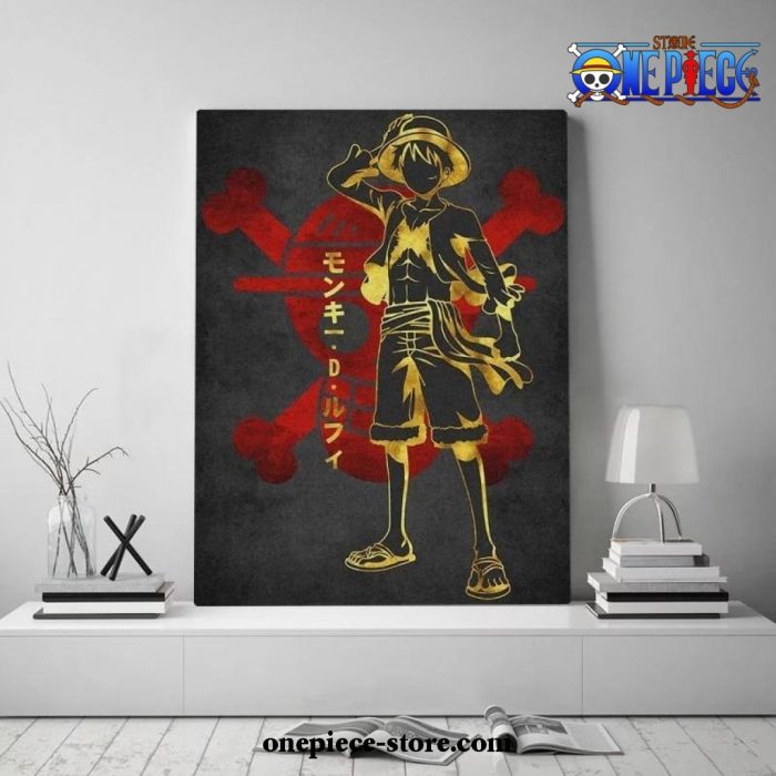 New Style Luffy One Piece Wall Art With Framed