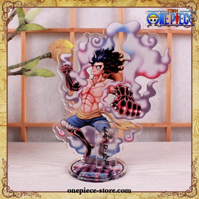 New Style One Piece Acrylic Desk Stand Figure Model Luffy / 15 Cm