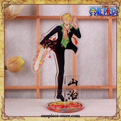 New Style One Piece Acrylic Desk Stand Figure Model Sanji / 15 Cm