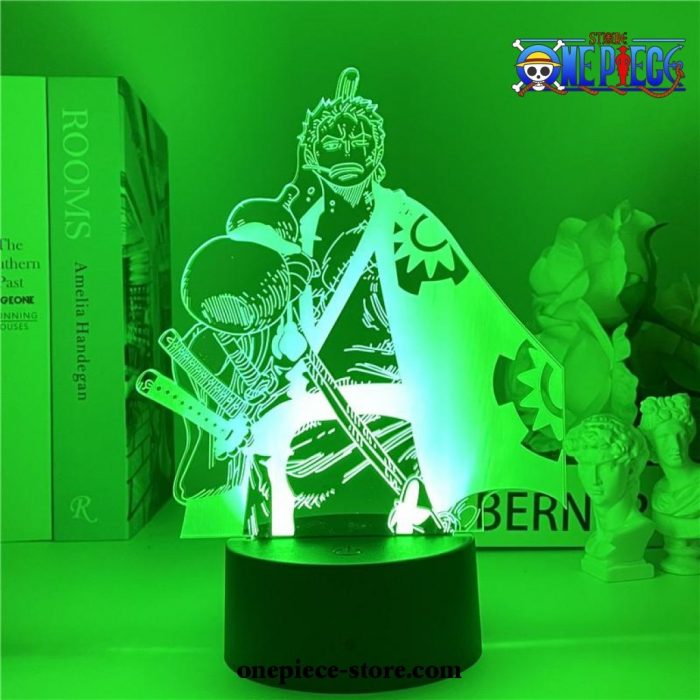 New Style Zoro Figurine 3D Illusion Night Led Lamp