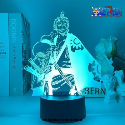 New Style Zoro Figurine 3D Illusion Night Led Lamp