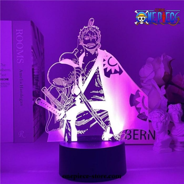 New Style Zoro Figurine 3D Illusion Night Led Lamp