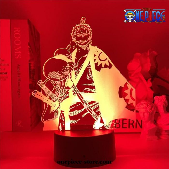 New Style Zoro Figurine 3D Illusion Night Led Lamp