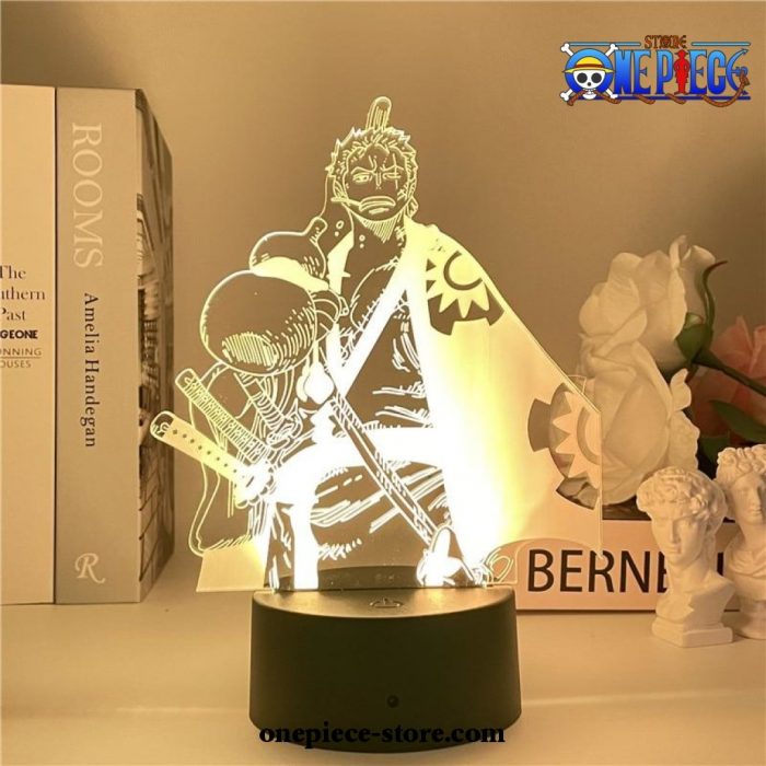 New Style Zoro Figurine 3D Illusion Night Led Lamp