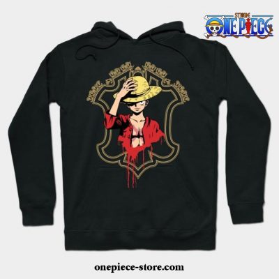 One Piece Anime - Monkey D Luffy Hoodie 02 Black / S