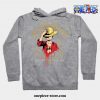 One Piece Anime - Monkey D Luffy Hoodie 02 Gray / S