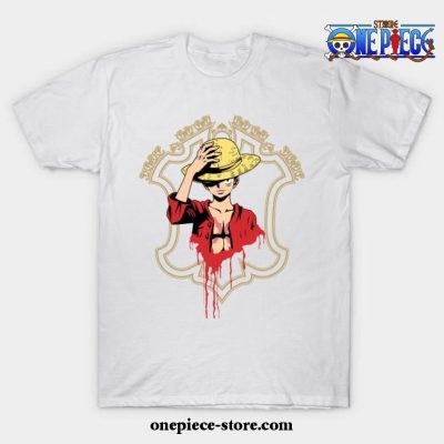 One Piece Anime - Monkey D Luffy T-Shirt White / S