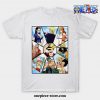 One Piece Anime Straw Hat Pirates T-Shirt White / S