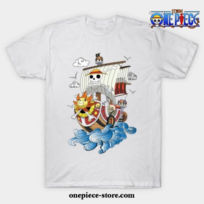 One Piece Anime - Thousand Sunny T-Shirt White / S