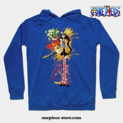 One Piece Art Work Hoodie Blue / S