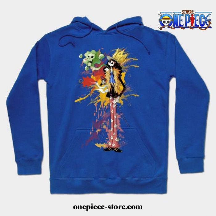 One Piece Art Work Hoodie Blue / S