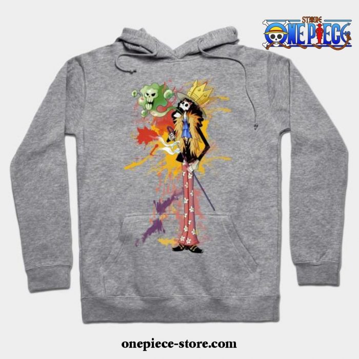 One Piece Art Work Hoodie Gray / S